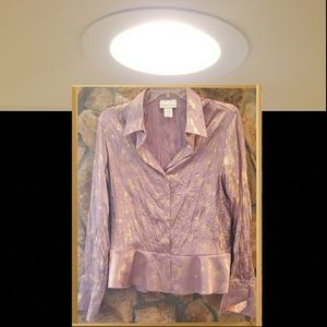 Shirt, Worthington , pink ice